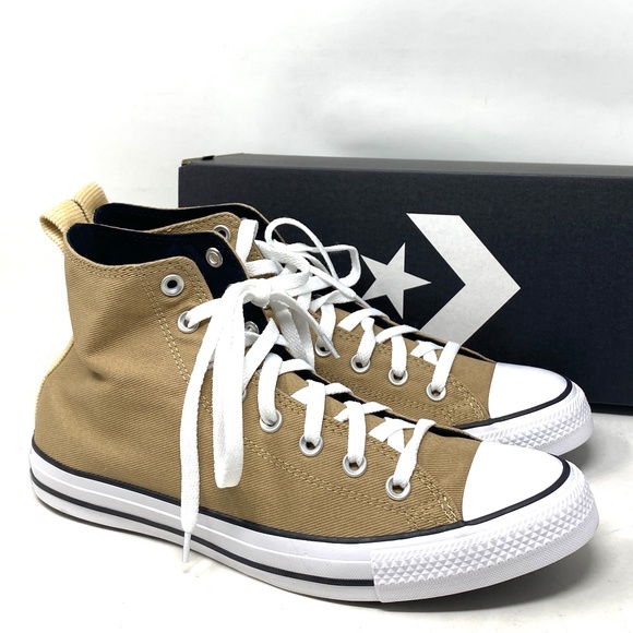 Converse Other - Converse Chuck Taylor Shoes Skate High Top Cream Men's Canvas Sneakers A02780C